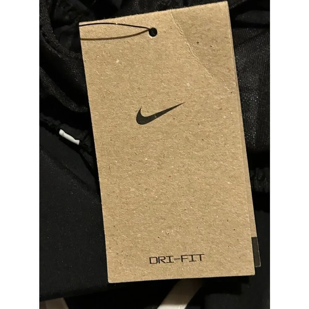 Nike Dri-Fit Shorts Womens XS Black White Trim Gym Running Athletic Ladies